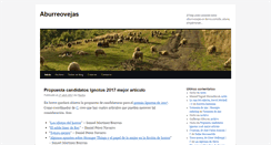 Desktop Screenshot of aburreovejas.com